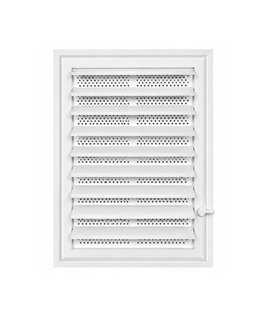 45x55 CM PLASTİK BANYO / WC AYARLANABİLİR SİNEKLİKLİ HAVALANDIRMA MENFEZİ