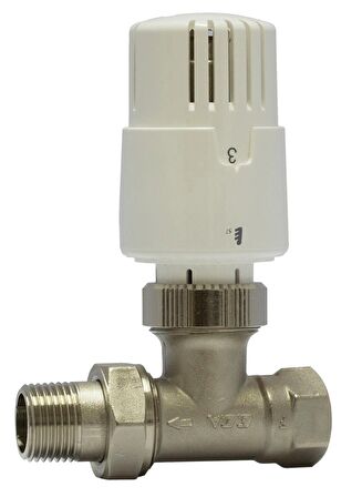 ECA 1/2'' DÜZ TERMOSTATİK RADYATÖR VANASI VALF 602120756