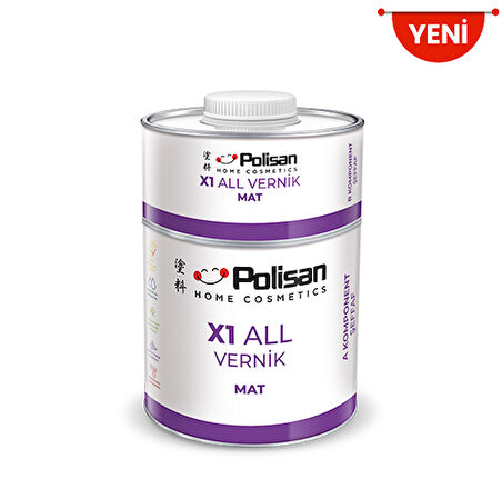POLİSAN Yenileme Grubu X1 ALL Mat Vernik 0,60kg