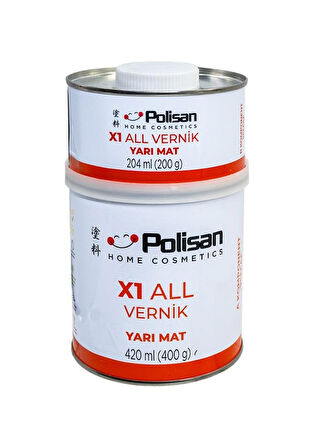 POLİSAN Yenileme Grubu X1 ALL Yarı Mat Vernik 0,60kg
