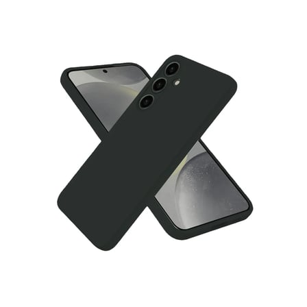 Samsung Galaxy S25 Plus Kılıf Nano içi Kadife Silikon - Siyah