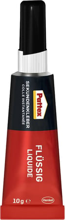 Pattex Süper Yapıştırıcı, Kaliteli Onarımlar için Çok Amaçlı Güçlü Yapıştırıcı, Özel Kapağıyla Kolay Kullanımlı Hızlı Yapıştırıcı, 1x10g
