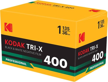 Profesyonel Tri-X 400 Siyah Beyaz 135 Negatif Rulo Film, 36 Pozlama, Retro Ambalaj