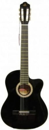 Lc 3900 Cbk Cutaway Siyah Klasik Gitar