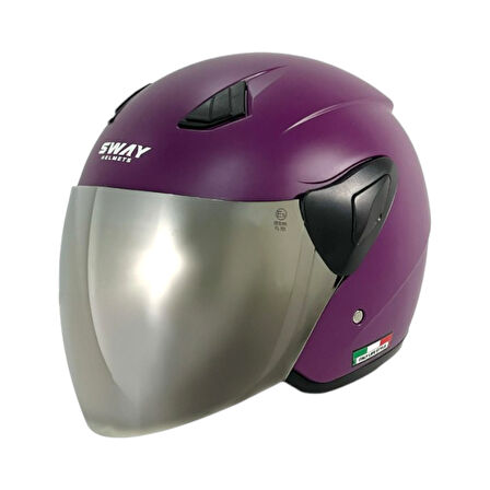 Sway Açık Kask Sw 733 Mürdüm