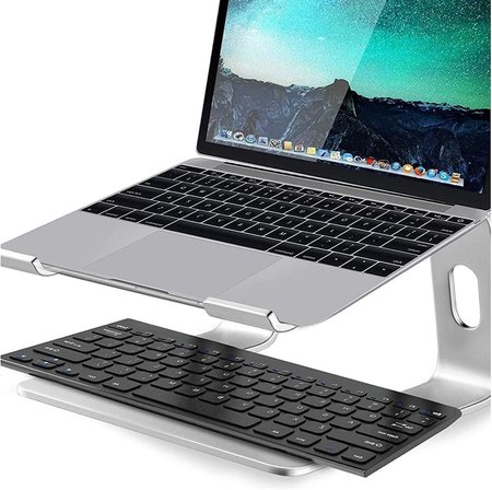 M5 Alüminyum Ergonomik Katlanır Macbook Bilgisayar Standı Bilgisayar Yükseltici 10 –17 inç