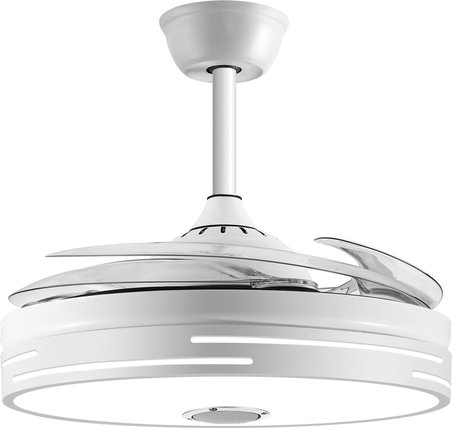 Mutlusan (20'') 52 cm 30 Watt 250 Dd 220/230 Volt Monofaze Aydınlatmalı Işıklı Bluetoothlu Uzaktan Kumandalı Tavan Vantilatörü
