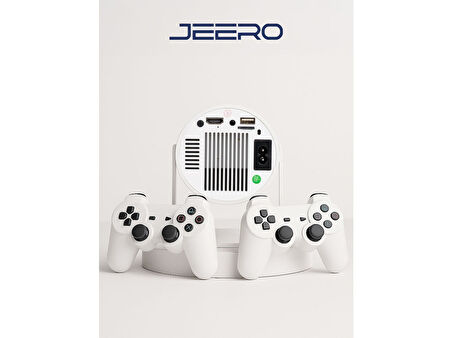 JEERO Oyunlu Projeksiyon Cihazı 2 Kollu -20.000 Oyun -Türkçe Menü Android