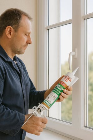 SOMAFIX SE281 Universal Silicone – Beyaz | Genel Amaçlı Silikon Mastik | Su Geçirmez, Esnek, Hızlı Kuruyan – Banyo, Mutfak, Kapı, Pencere, Seramik ve PVC İçin