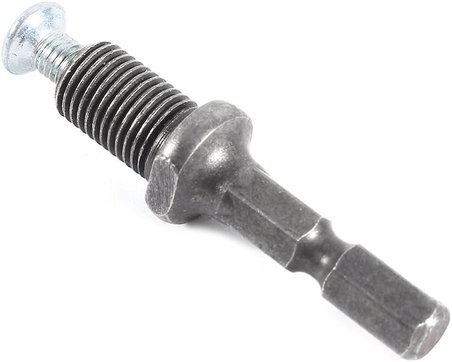 Altıgen Şaft - Elektrikli Darbeli Matkap Mandren Altıgen Şaft Adaptörü, Vida 3/8"-24UNF