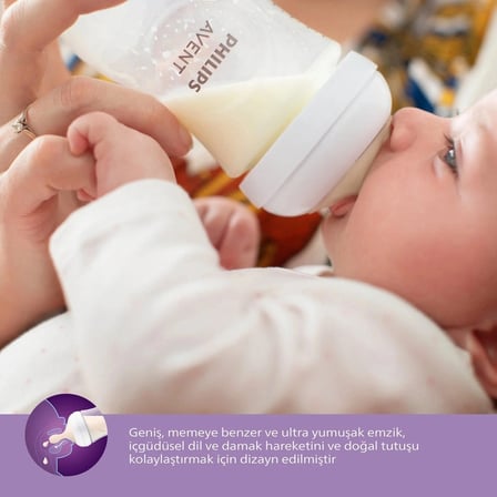 Doğal Tepkili Natural Response 2'Li Biberon Emziği No:4 3+ Ay