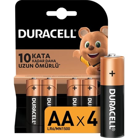 NessiWorld 4Lü AA Kalem Pil