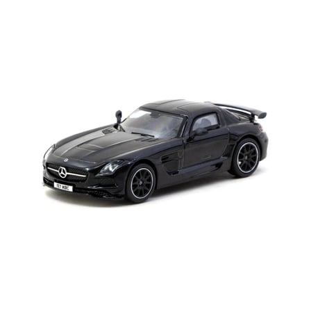 1/64 Model Araç Benz SLS AMG Coupé Black Series Black Metallic - Singapore Special Edition