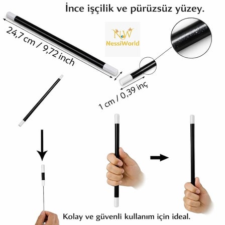 Hareket Eden Sihirli Değnek Çubuk 24 cm