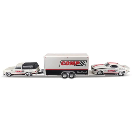 NessiWorld 1/64 Design Seri Yarış Takımı Römork ve Araç Set