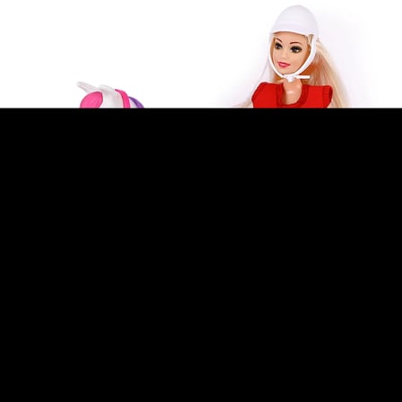 Jasmine Atlı Bebek Beyaz-Pembe