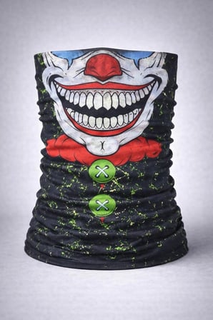 Joker Yüz Baskılı Baf Bandana - Çok Amaçlı Boyunluk Bandana 2 No