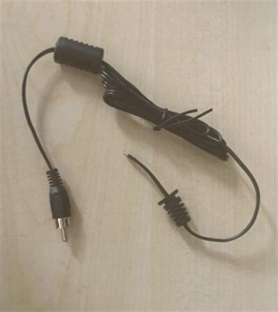 Weko Yerli Üretim 1.2 Metre Tos Rca Konnektörlü Uydu Santralleri İçin Yedek Adaptör Kablosu
