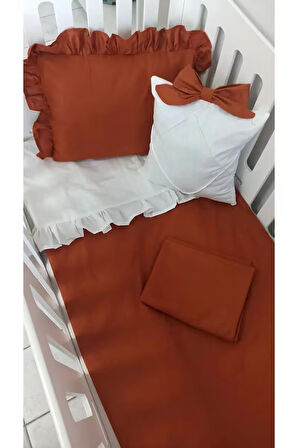 Mia bebek nevresim takımı fırfırlı tarcın