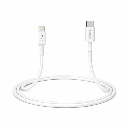 USB-C’den Lightning Şarj Kablosu 1 Metre | 27W Hızlı Şarj, 3.0A Güç Çıkışı | Örgülü Dayanıklı Tasarım, Akıllı ve Güvenli Şarj Desteği