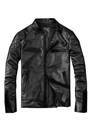 slim fit suni deri mont--çc 101--