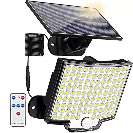 Solar Bahçe Aydınlatma Lambası 108 Led LF-2501B (2818)