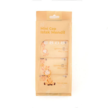 Mini Cep Islak Mendil Günlük Pratik 8&amp;apos;li Paket (2818)