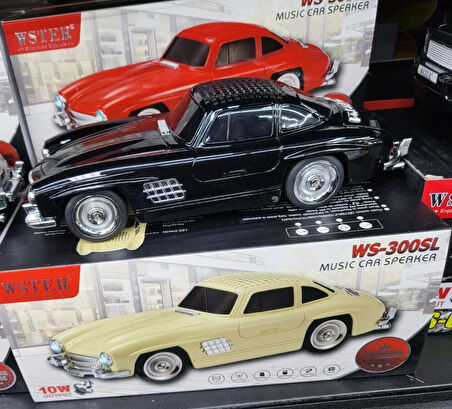 WS-300SL Klasik Benz Model 10W Bluetooth Hoparlör Fm Radyo USB (2818)