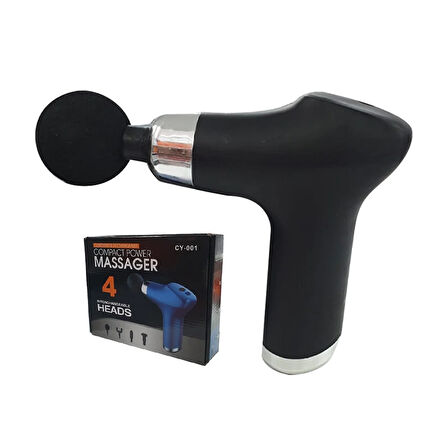 Şarj Edilebilir Küçük Yüz Tabancası Derin Doku Masaj Aleti - 6 Hız Ayarı (2818)