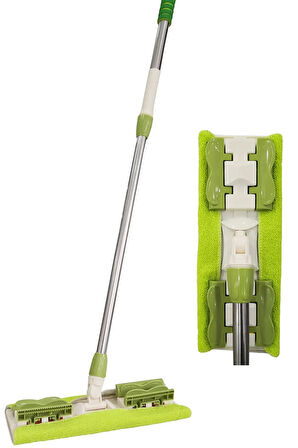 Mandallı Mop Seti Yer Duvar Tavan Cam Mopu Tüm Yüzeyler için (2818)