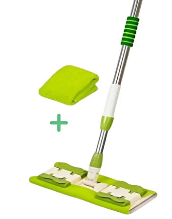 Mandallı Mop Seti Yer Duvar Tavan Cam Mopu Tüm Yüzeyler için (2818)