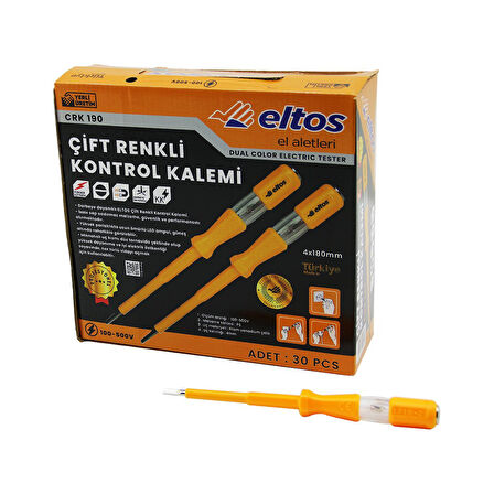 ELTOS CRK-190 ÇİFT RENKLİ KONTROL KALEMİ (2818)