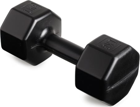 PS SPOR Dambıl Seti, 2 Adet x 1 kg, Siyah, Dayanıklı Tasarım