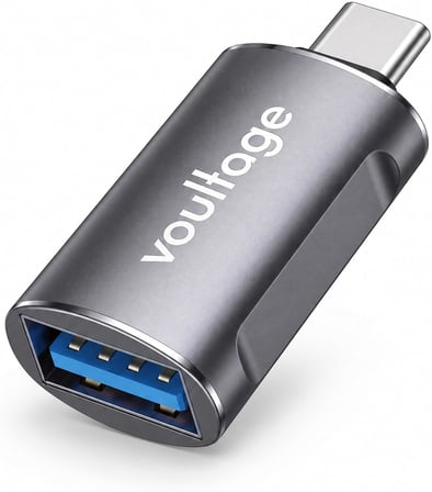 Type-C to USB-A Dönüştürücü - USB 3.0 OTG Adaptör, 5 Gbps Yüksek Hızlı Veri Aktarımı, MacBook, Samsung Galaxy, Iphone 15/16/17, Laptop ve Akıllı Telefonlar İçin Tak Çalıştır Çevirici
