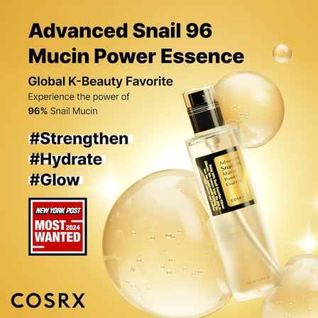 Cosrx Advanced Snail 96 Mucin Power Essence 100 ml Salyangoz Ekstreli Esans
