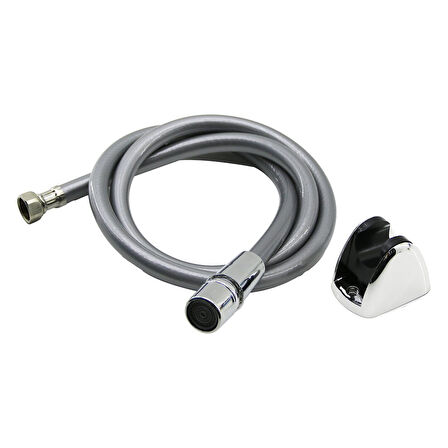 GRİ PLASTİK PERLATÖRLÜ TAHARATMATİK HORTUM  120CM (2818)