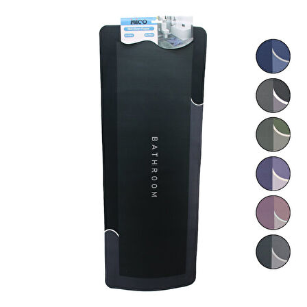 DİKDÖRTGEN - MAT RENKLER   38X98CM   SU EMİCİ - SİHİRLİ  BANYO PASPASI  ELASTİK (2818)