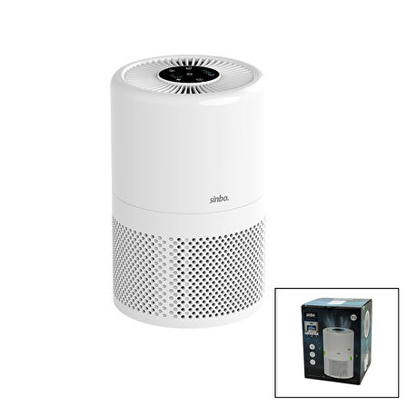 HAVA TEMİZLEME CİHAZI OTOMATİK FAN 3 KADEME FİLTRELEME LED AYDINLATMA SESSİZ UYKU MOD SAP-5507 (2818)