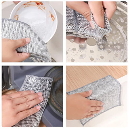 Çok Amaçlı Sihirli Tel Temizlik Bezi (2818)