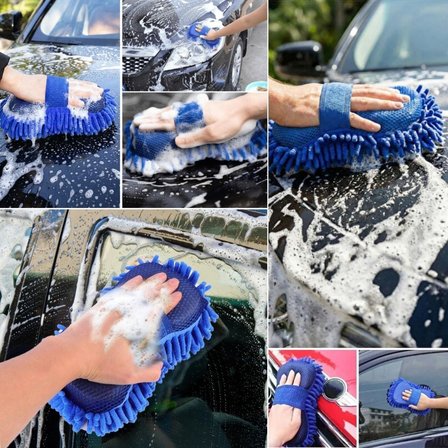 Mikrofiber Oto Yıkama Eldiveni – Kalın Süngerli Araç Temizleme Bezi, Araba Yıkama Eldiveni (2818)