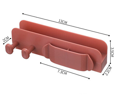 Pratik Kablo Düzenleyici ve Telefon Şarj Standı (2818)