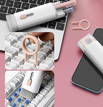 Çok Fonksiyonlu 7 Parça Airpods Klavye Ekran Kulaklık Temizleme Kiti (2818)