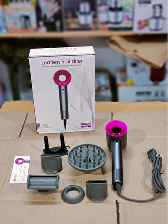 Leafless Hair Dryer 4 In 1 Saç Kurutma Makinası 3 Kademe (2818)