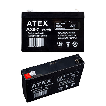 Findit ATEX 6 VOLT - 7 AMPER AKÜ (150 X 50 X 94 MM) (2818)