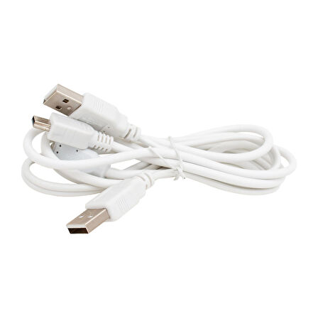 USB 2 X ERKEK - MİNİ USB 5 PİN (2.0V) 1.5 METRE KABLO (2818)