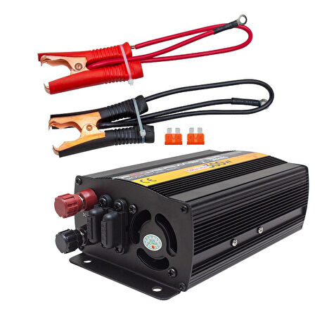 TEK DİJİTAL EKRAN 24 VOLT - 300 WATT MODIFIED SINUS WAVE INVERTER (2818)