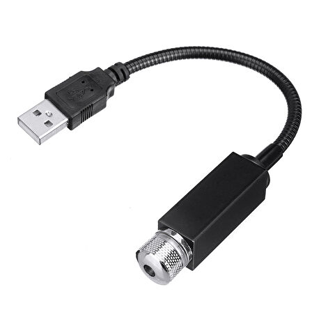 USB ARAÇ İÇİ DEKORATİF LED IŞIK KIRMIZI (2818)