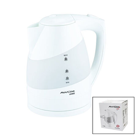 KETTLE LED AYDINLATMALI GÖVDE - GİZLİ REZİSTANS SU ISITICISI 1.7LT ORBİT (2818)