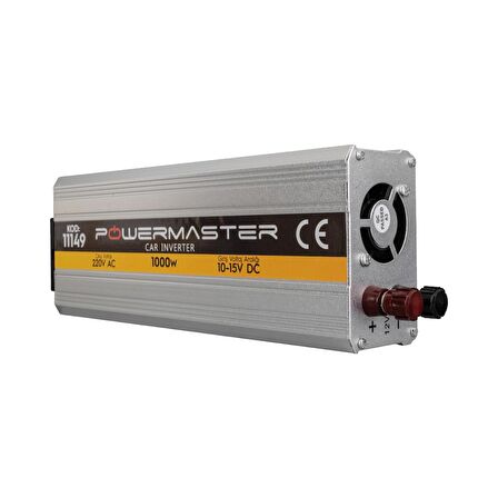 12 VOLT - 1000 WATT MODIFIED SINUS INVERTER (10-15V ARASI-220V AC) (2818)