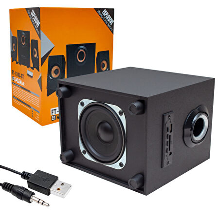 MAGICVOICE MV-4966 USB+TF CARD+FM+BT UKLI 2+1 SES SİSTEMİ (2818)